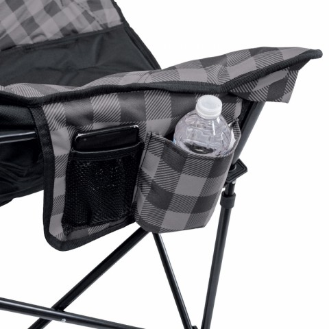 Checkered Lazy Bear Camping Chair